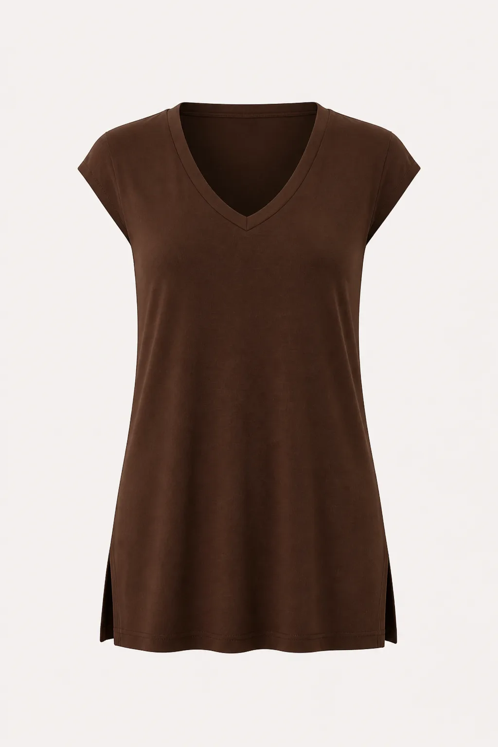Mini Kısa Kol V Yaka Tunik MB-2240