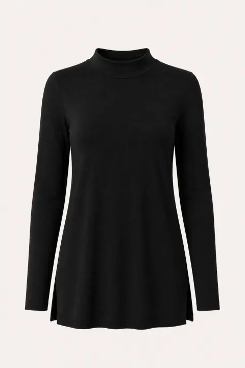 Long Sleeve Mock Neck Tunic