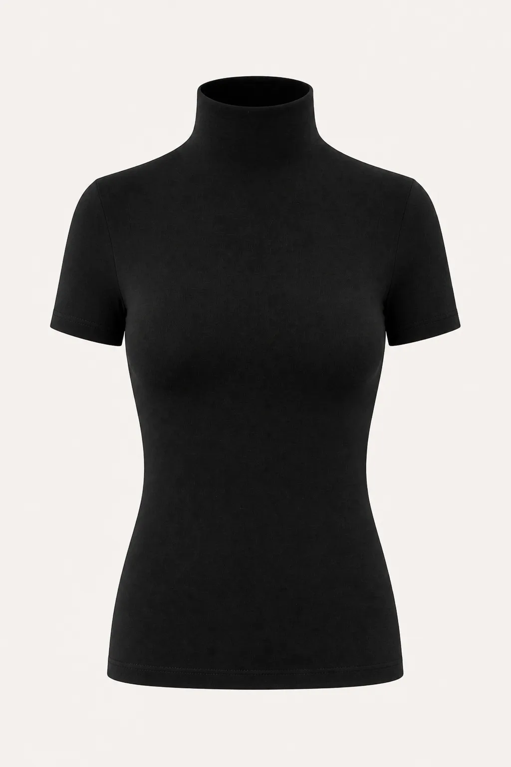 Short Sleeve Integral Turtleneck Bodysuit MB-360