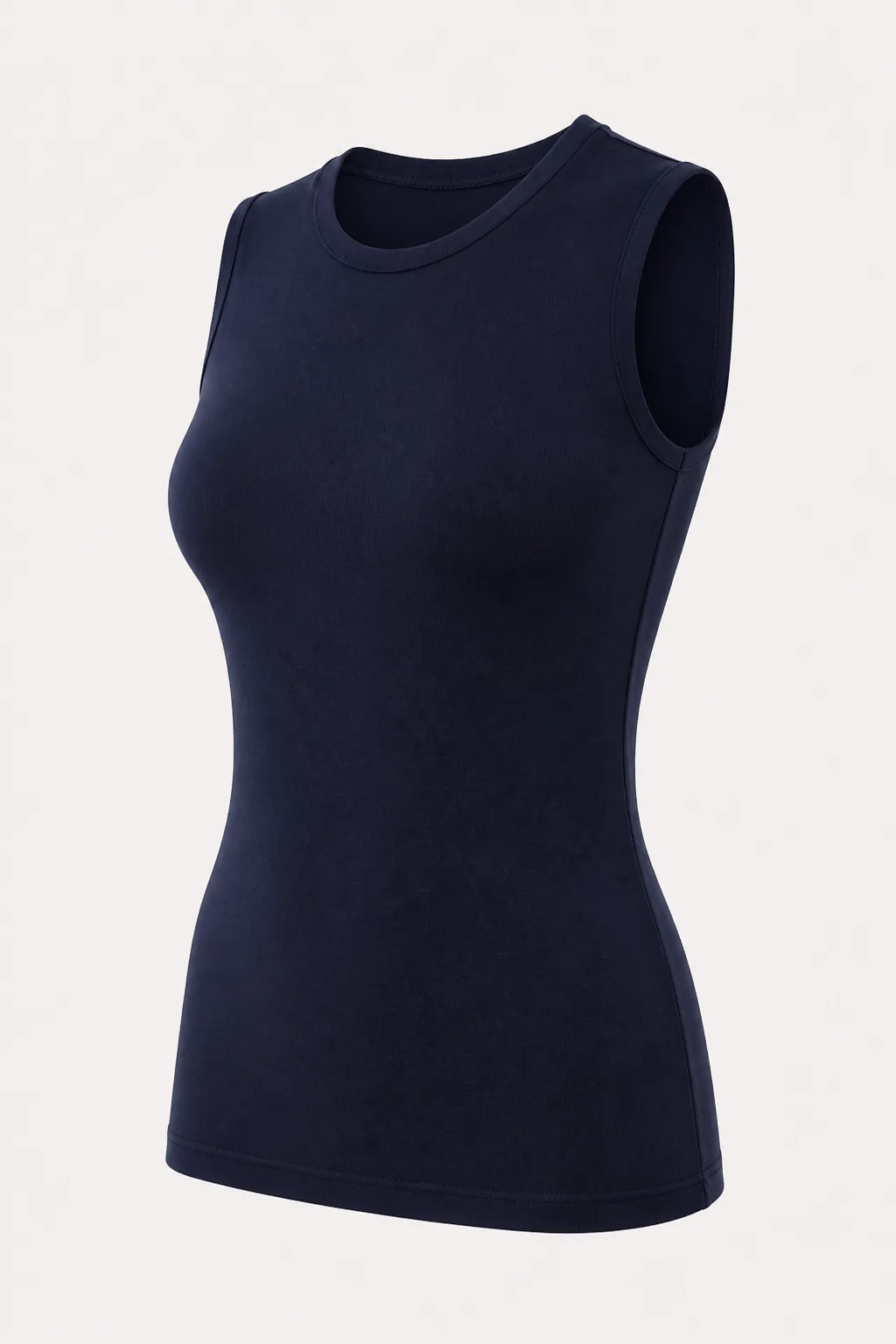 Sleeveless Crew Neck Bodysuit 2