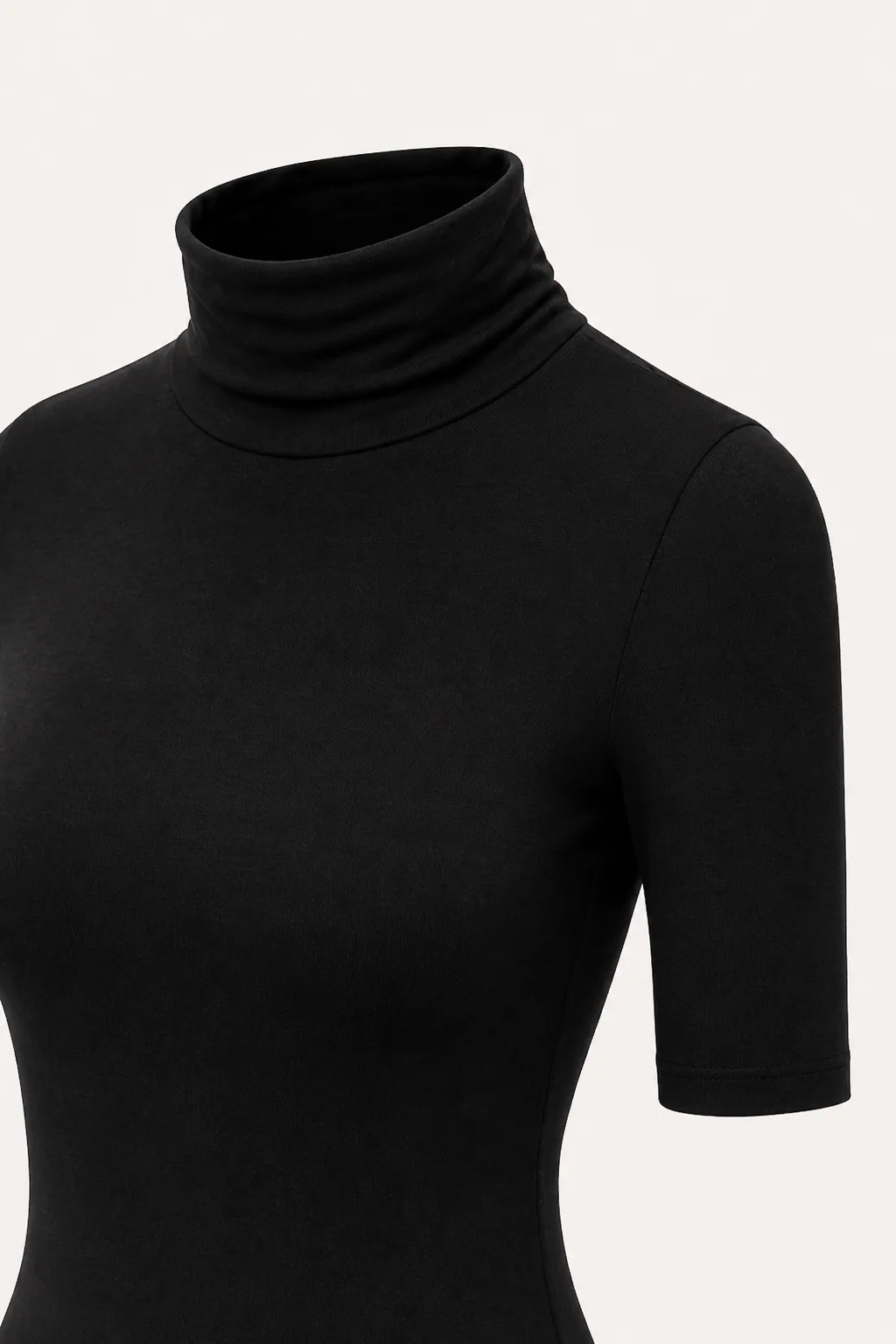 Elbow-Length Turtleneck Bodysuit 3