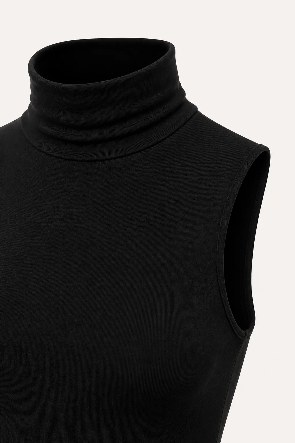 Sleeveless Turtleneck Bodysuit 3