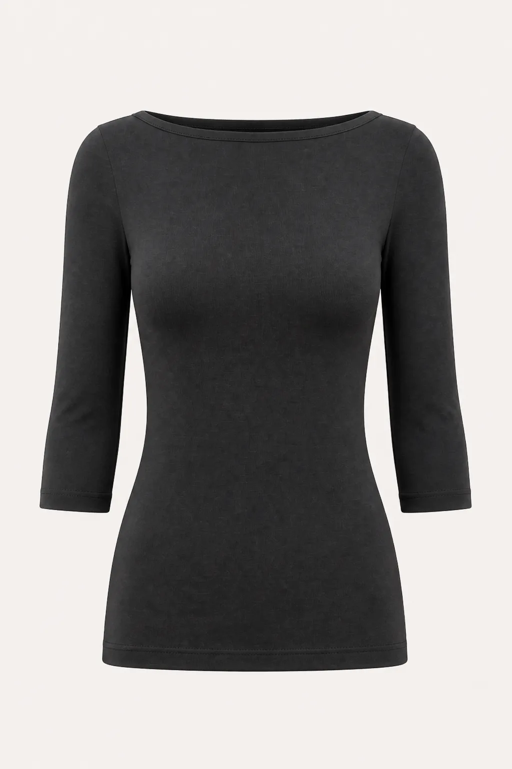 Three-Quarter Sleeve Boat Neck Bodysuit MB-550