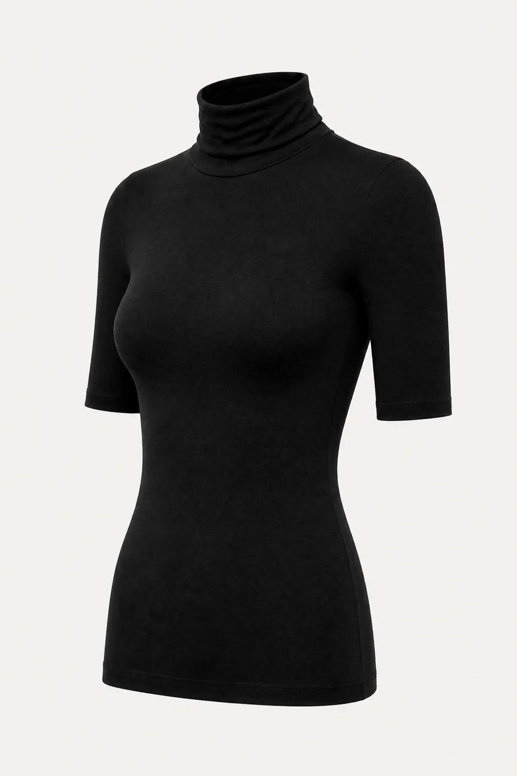 Elbow-Length Turtleneck Bodysuit 2