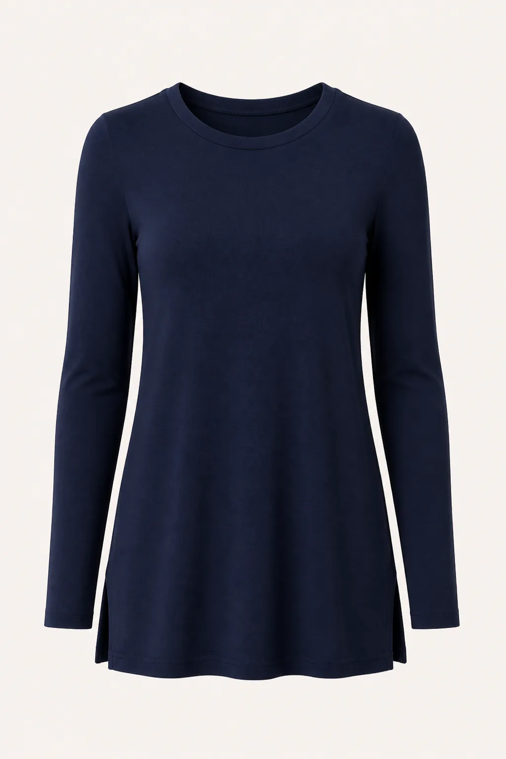 Long Sleeve Crew Neck Tunic MB-2630