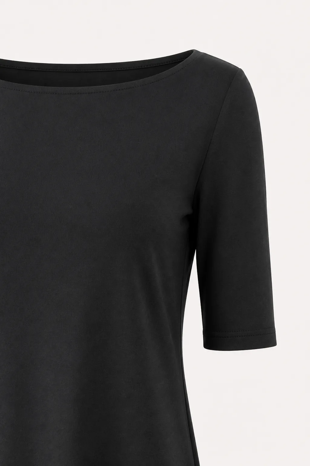 Elbow-Length Boat Neck Tunic 3