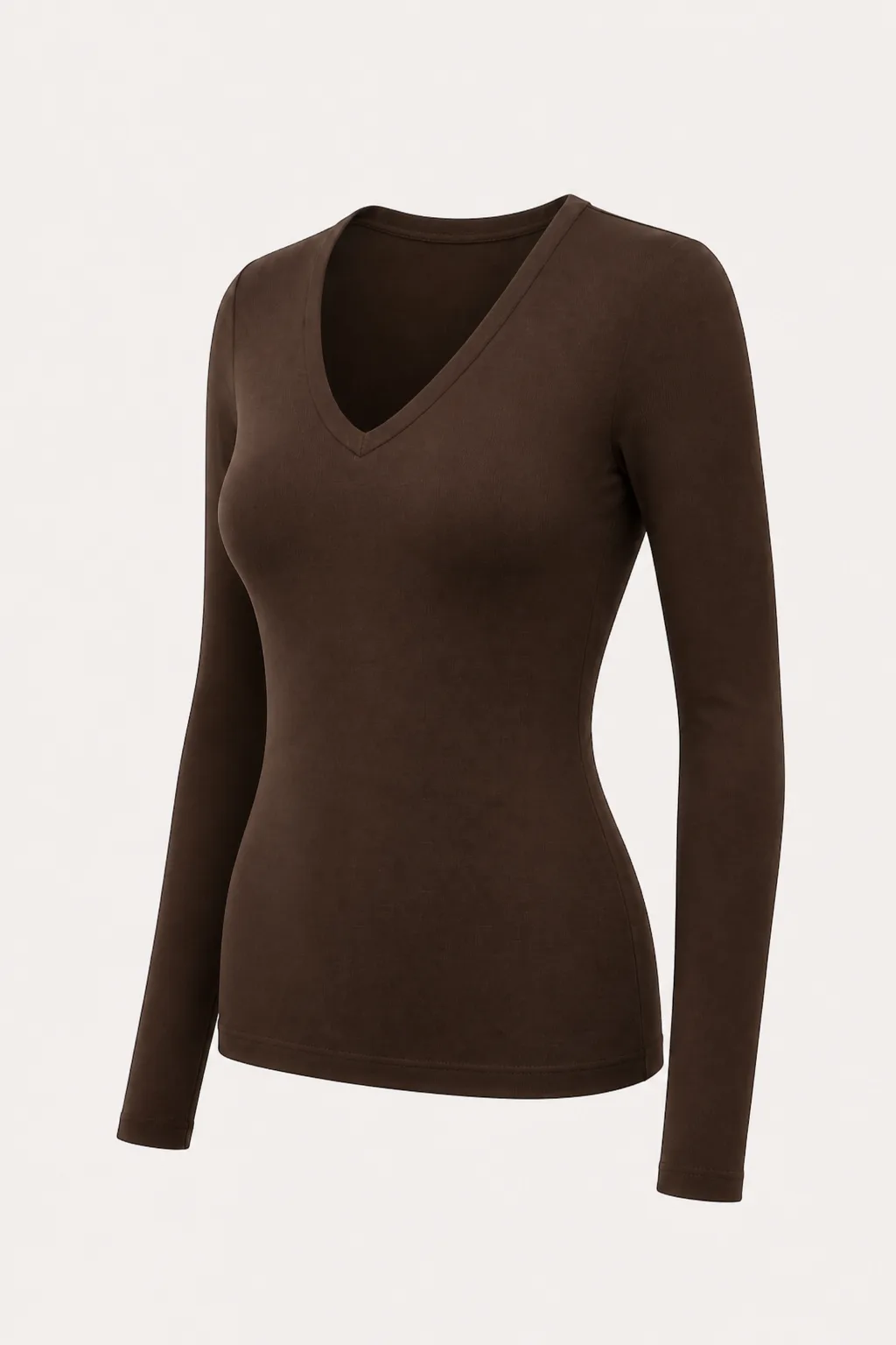 Long Sleeve V-Neck Bodysuit 2