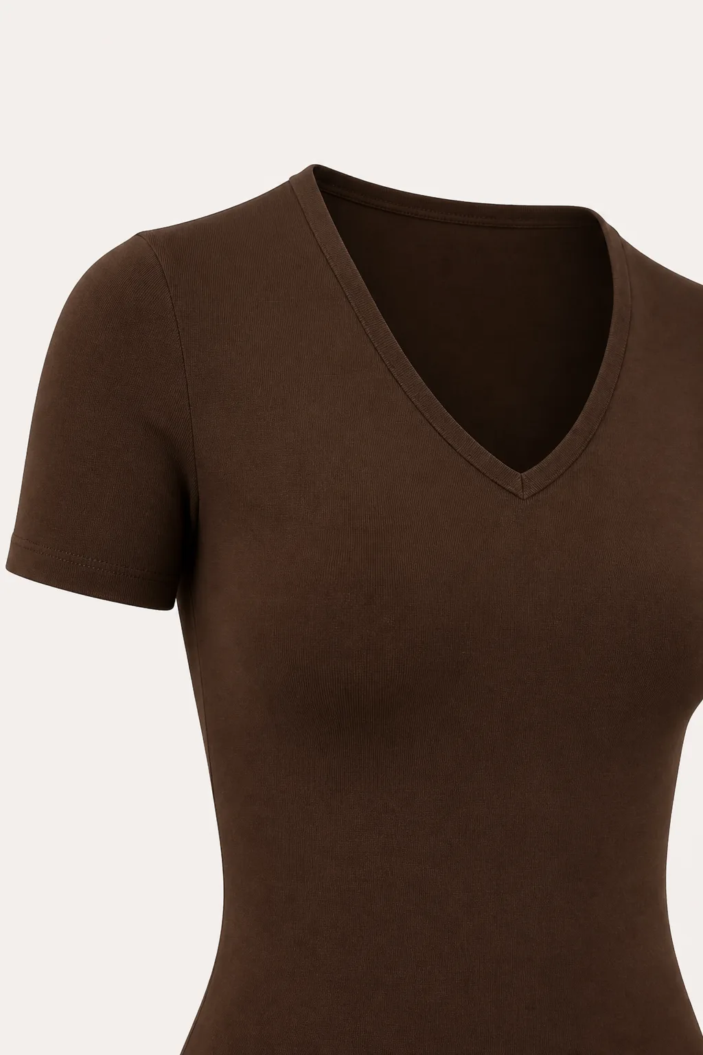 Short Sleeve V-Neck Bodysuit 3