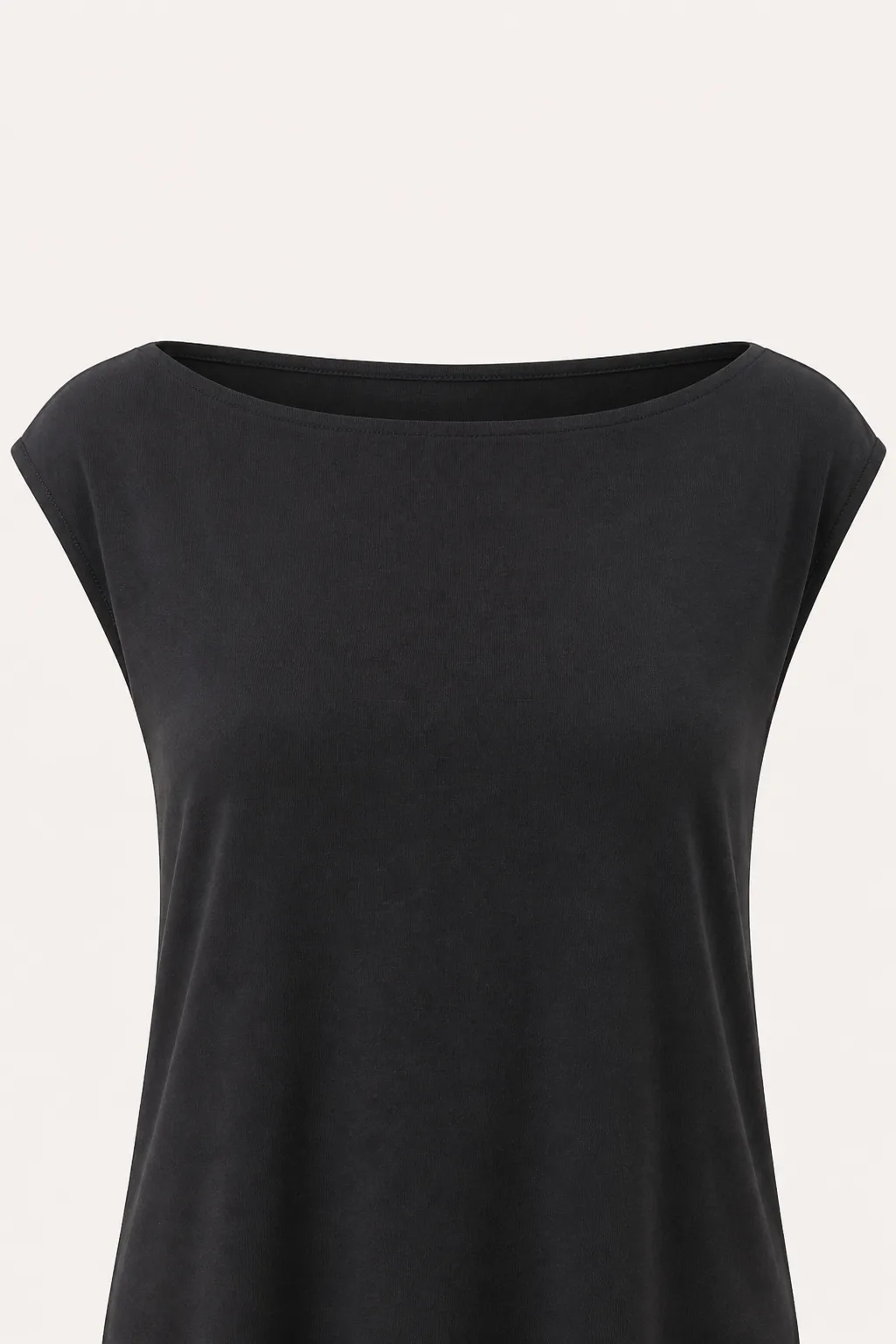 Mini Kısa Kol Kayık Yaka Tunik 3