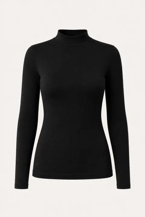 Long Sleeve Mock Neck Bodysuit