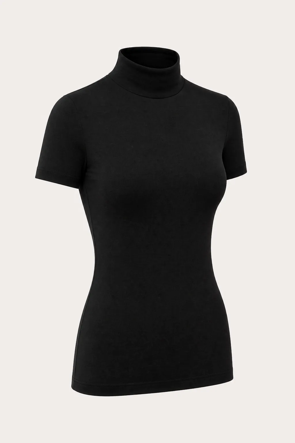 Short Sleeve Mock Neck Bodysuit 2